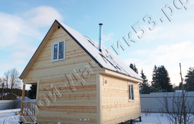 4 Брусовая баня Б-43 6×6, 64 м², Тульская область, Деревня Тесницкое (10)